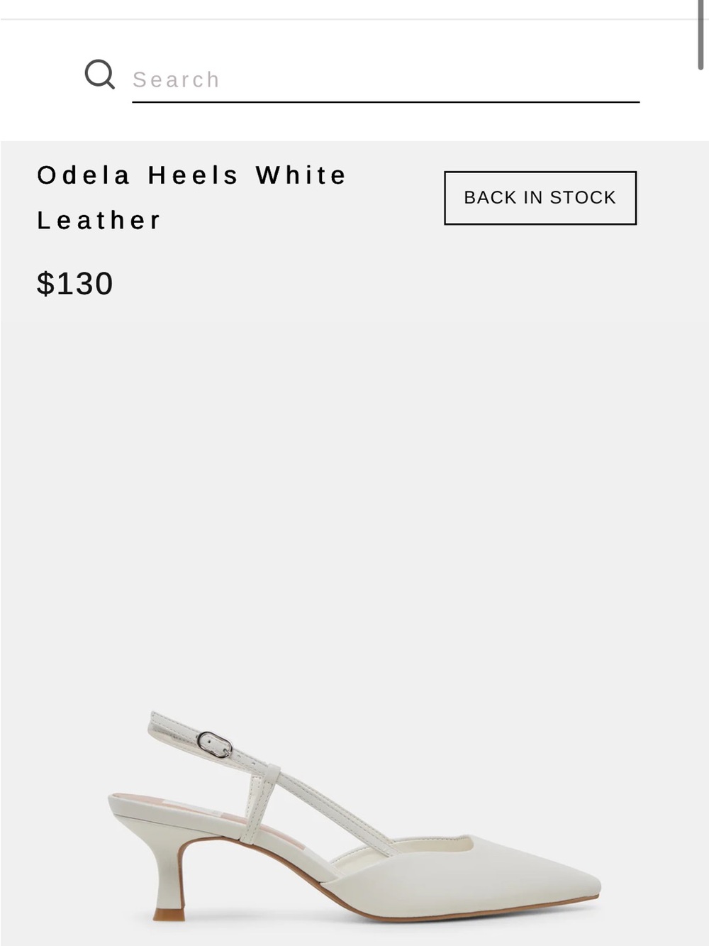 Dolce Vita Odela White Heels
